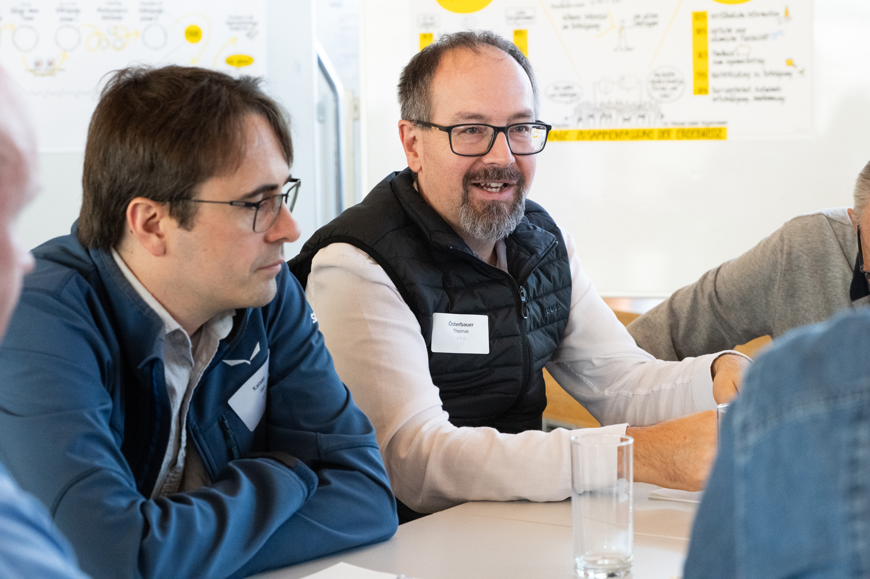 Eine Impression aus dem Workshop von mehreren Teilnehmer:innen