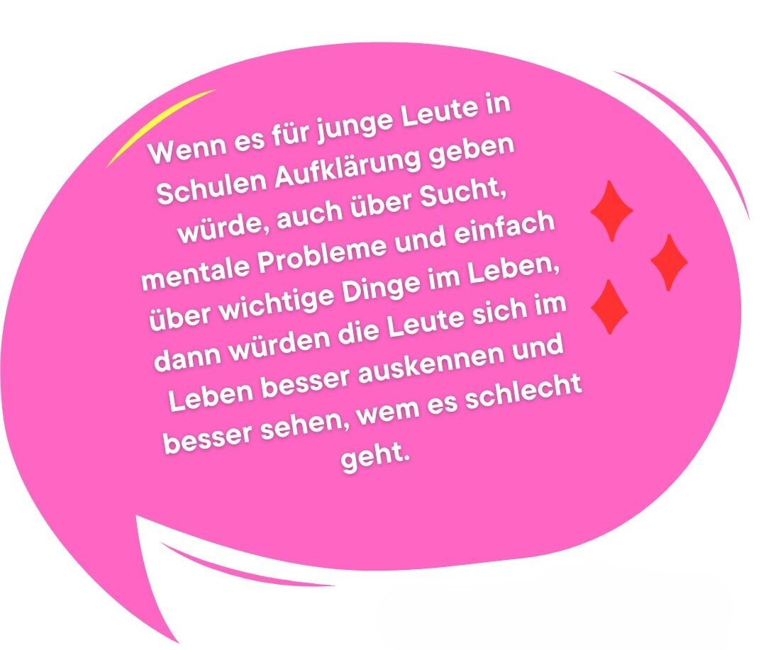 Aussagen junger Menschen