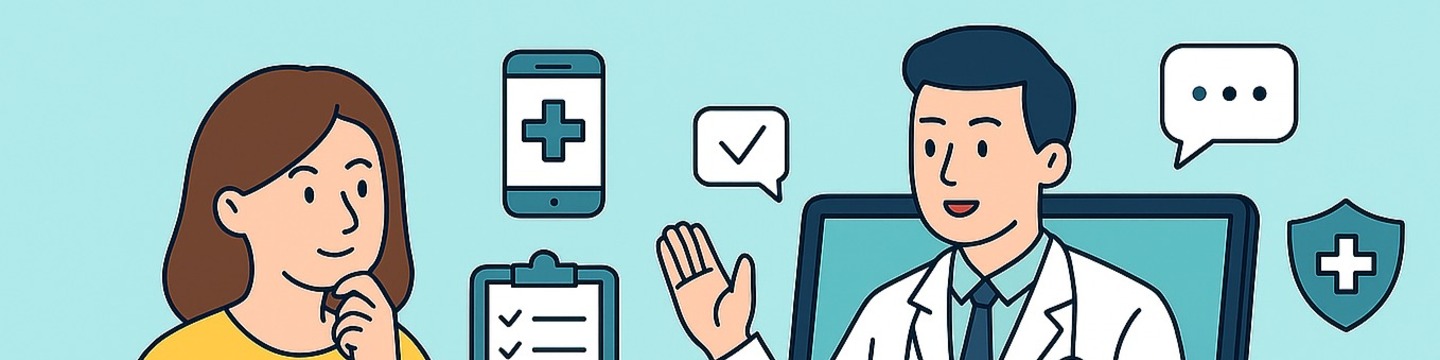 Telemedizin Illustration © Microsoft Copilot, 2025