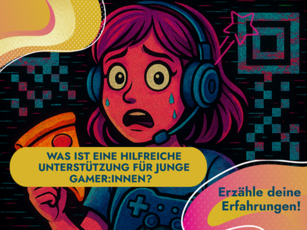 Bild einer Zockerin